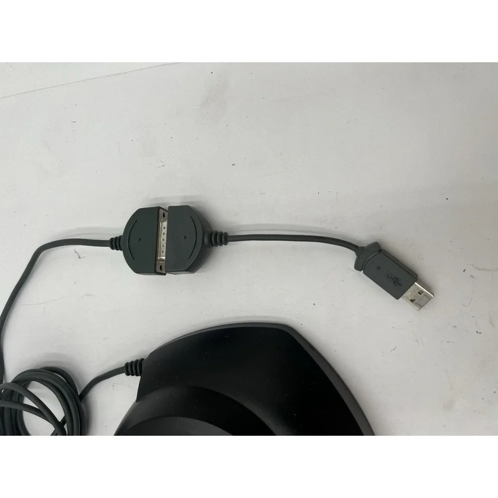 Microsoft SideWinder Precision Pro Joystick X03-57540 w/ USB Adapter Untested